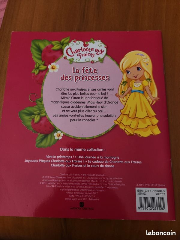 Charlotte aux fraises la fête des princesses (image 2)