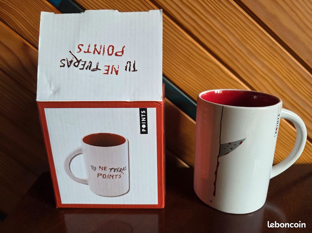 Tasse "Tu ne tueras points" couteau (image 2)