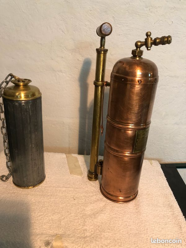 Sulfateuse et bouilloire cuivre laiton (image 1)