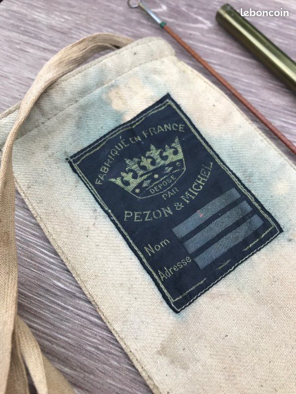 Canne à pêche en acier antique Horton Mfg. Bristol
