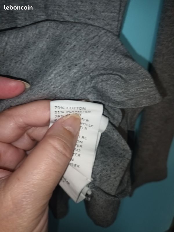 T-shirt m lg gris Kaporal en 12 ans (mam33133) (image 6)