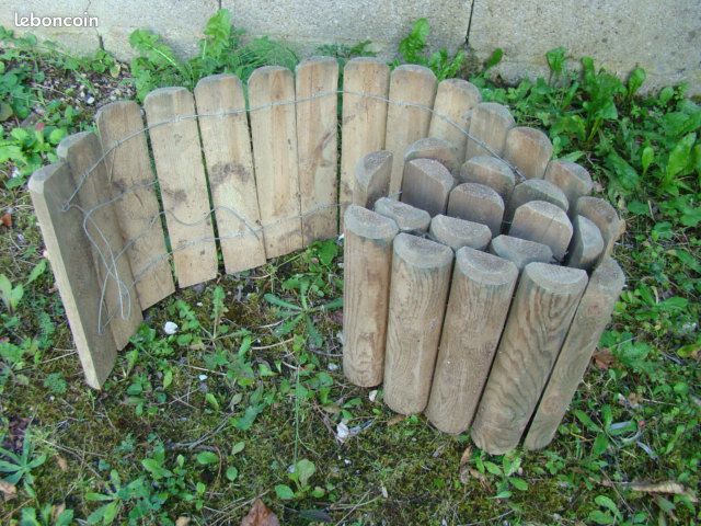 3 bordures de jardin 0,30x0,06x1,60m TBE (image 1)