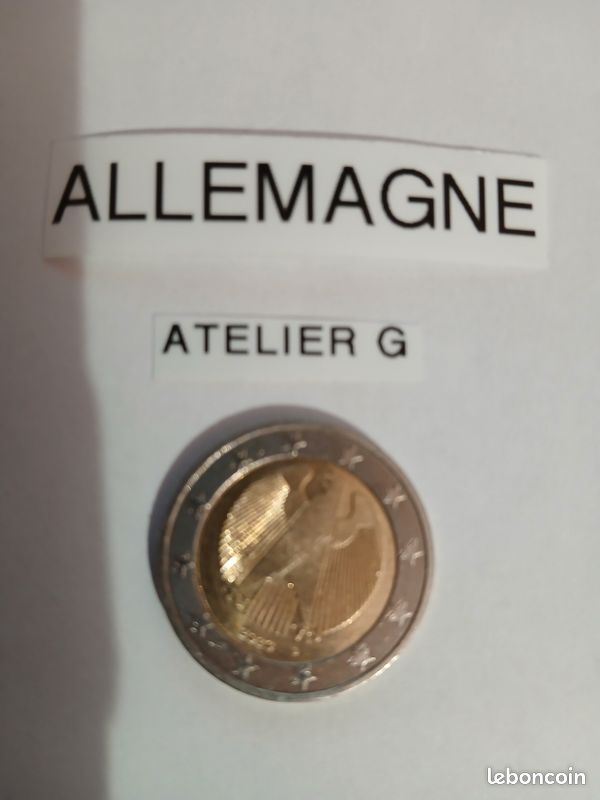 Pieces euros ALLEMAGNE Atelier G de 2002 à 2015 de 1 ct à 2e (image 1)