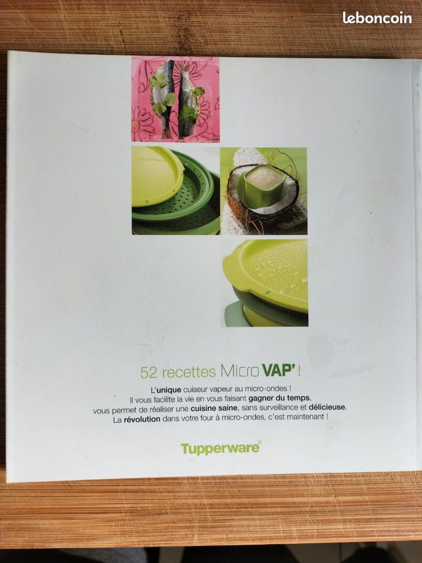 livre micro vap tupperware MICRO VAP TUPPERWARE+LIVRE de recettes EUR 55,00 main image 1