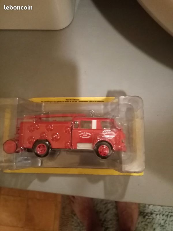 Camion pompiers citroen doubles cabines 1/43 hachette (image 5)