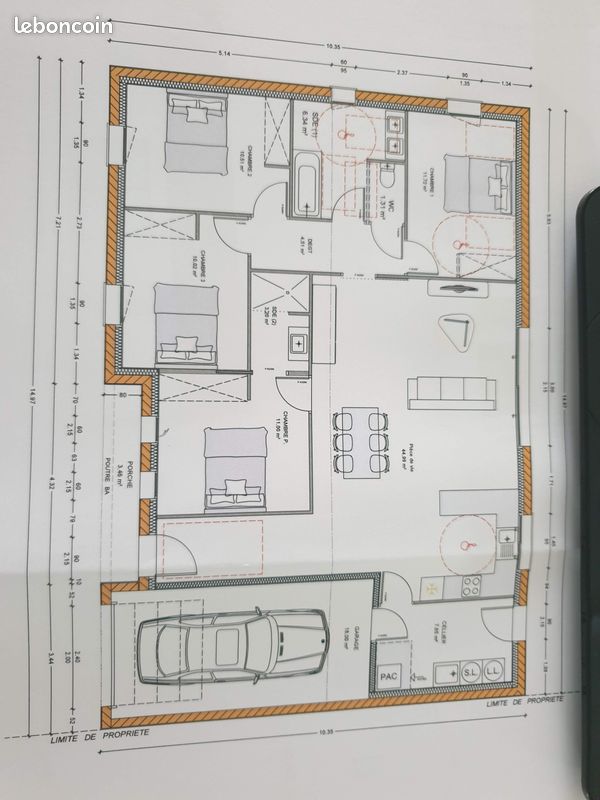 Maison 5 pièces 120 m² · à Mouilleron-le-Captif · 120 m² · 1 100 €