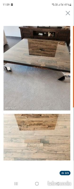 Superbe table boit brut d'Asie (image 2)