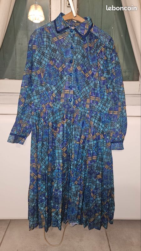 Robe vintage mi longue taille 40 (image 6)
