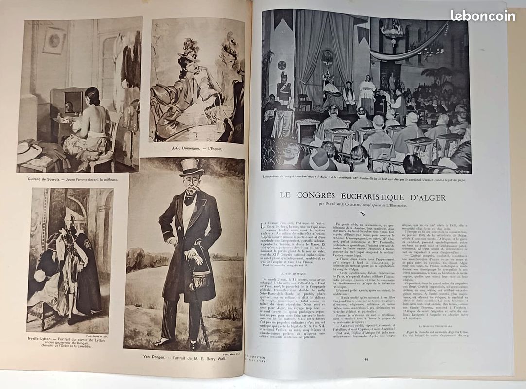 Revue L'Illustration - Spécial Salon de Peinture - 13 Mai 1939 (image 13)