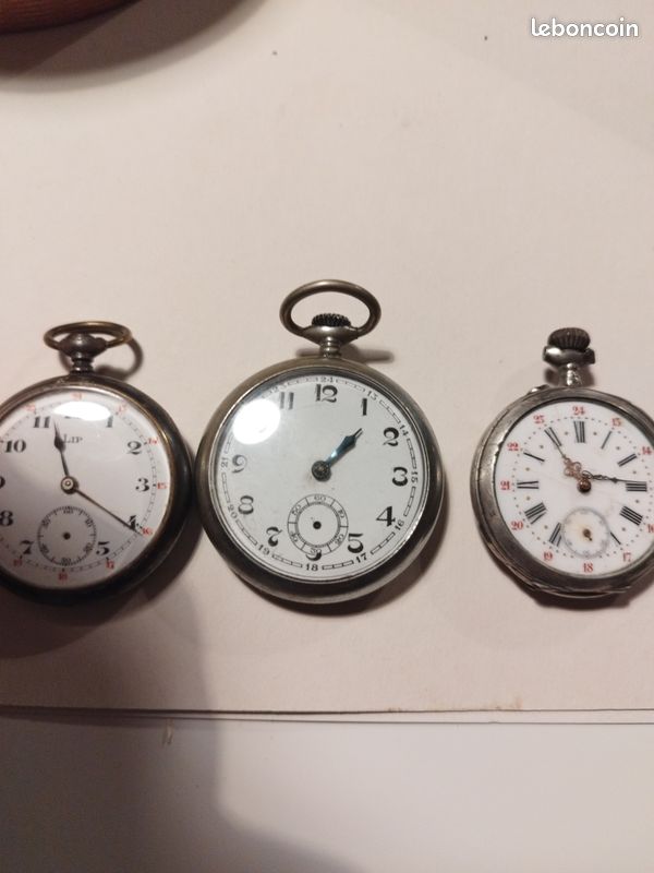 Lot De 3 Montres De Gousset Anciennes Vintage Electra N2 - Parfait Pour Collectionneurs