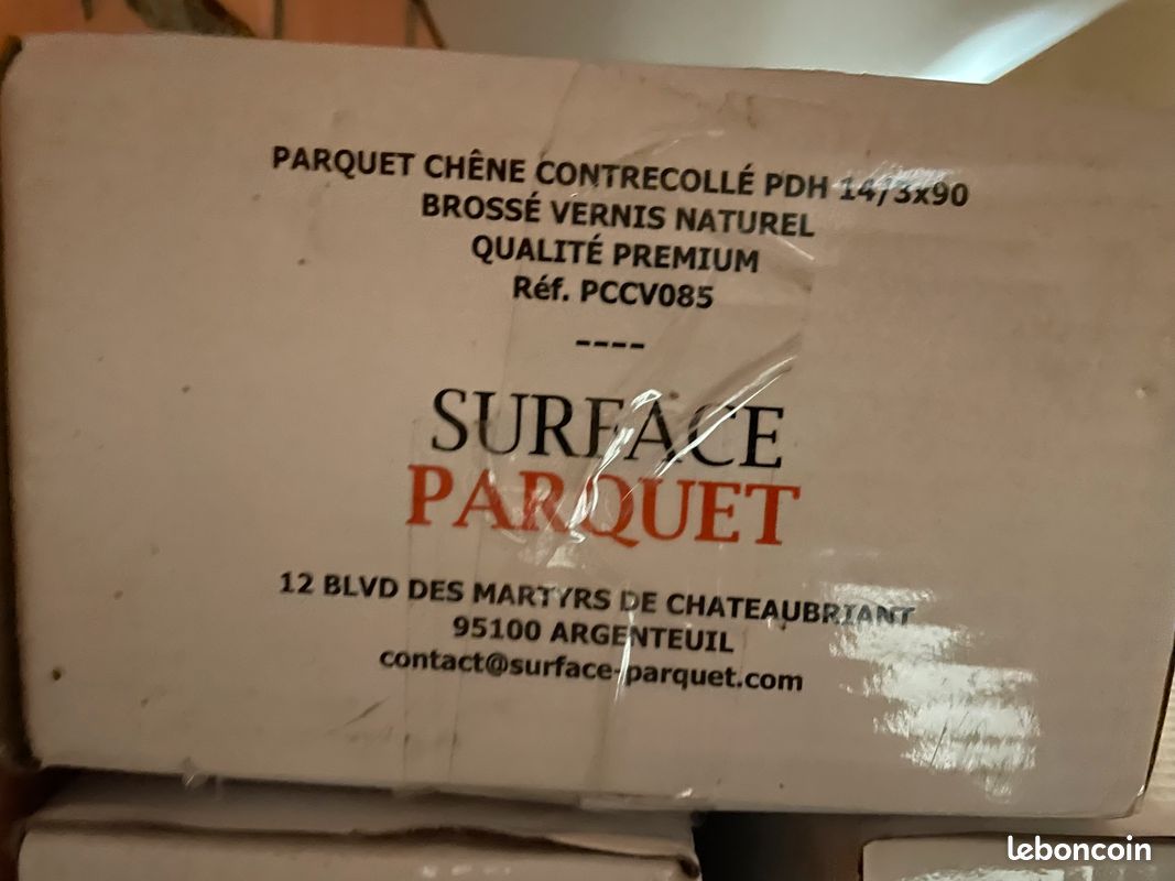 Parquet contrecollé Point de Hongrie Qualité premium - 4 boîtes (image 3)