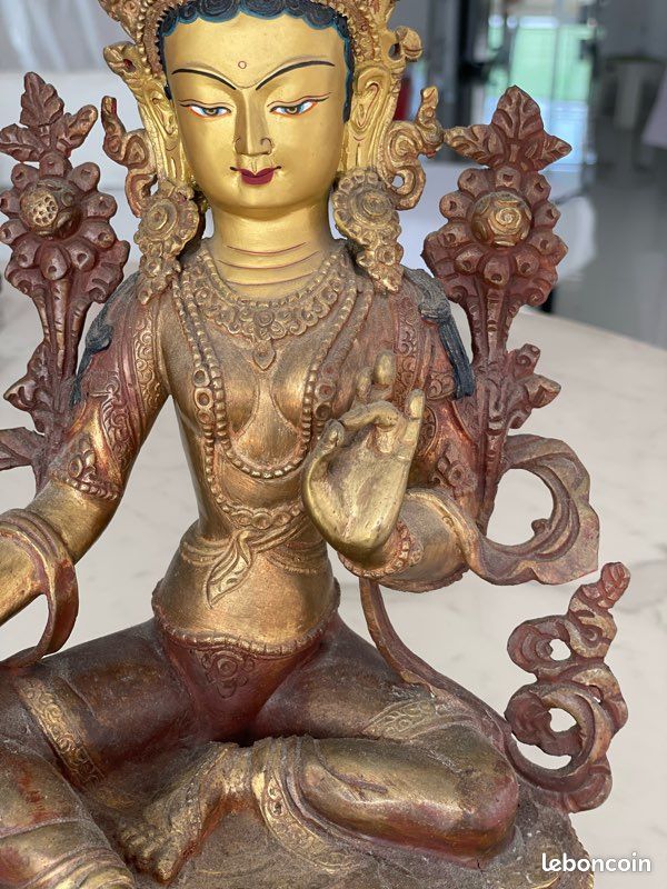 Statue bouddhiste Green Tara (image 3)