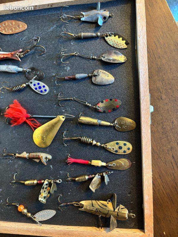 Lot De Leurres Vintage Okiebug Discontinués - Pêche En Eau Douce, Origine États-Unis