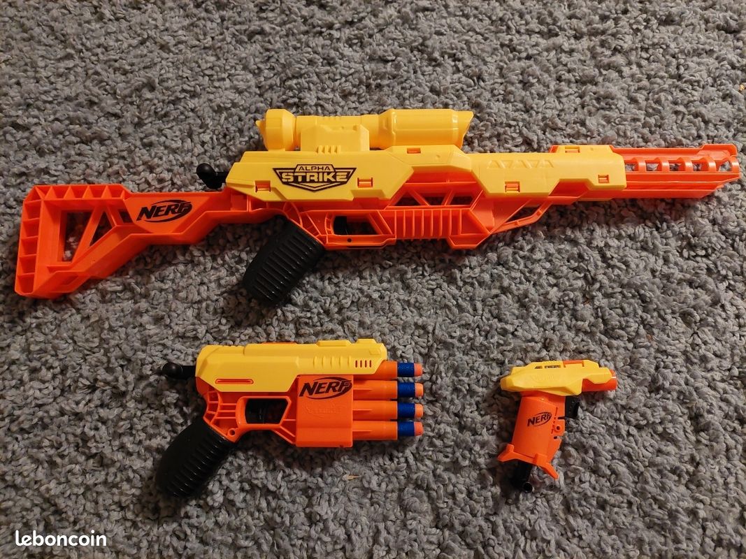 Lot NERF ALPHA STRIKE (image 1)