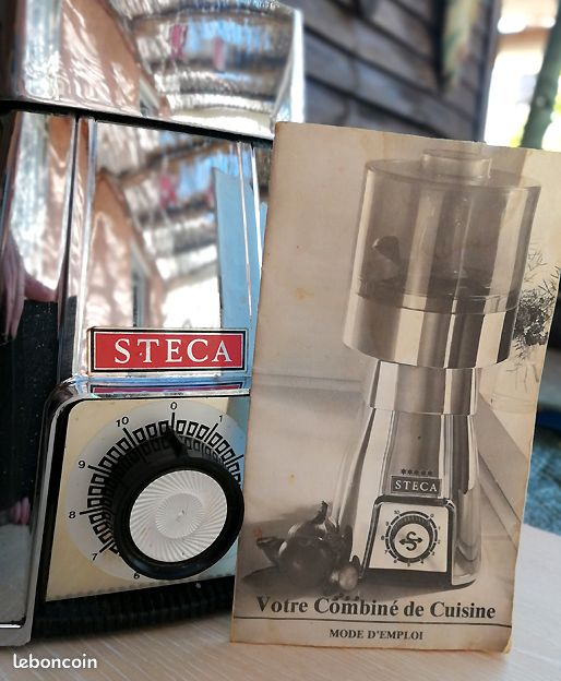 Robot Blender STECA design vintage métal chromé des années 70 (image 1)
