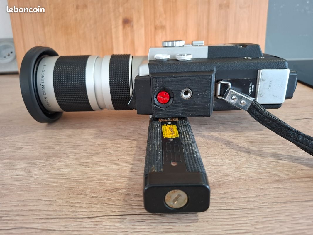 Caméra Super 8 Canon Auto Zoom 1014 – Électronique – Zoom Reflex – Argent – Japon