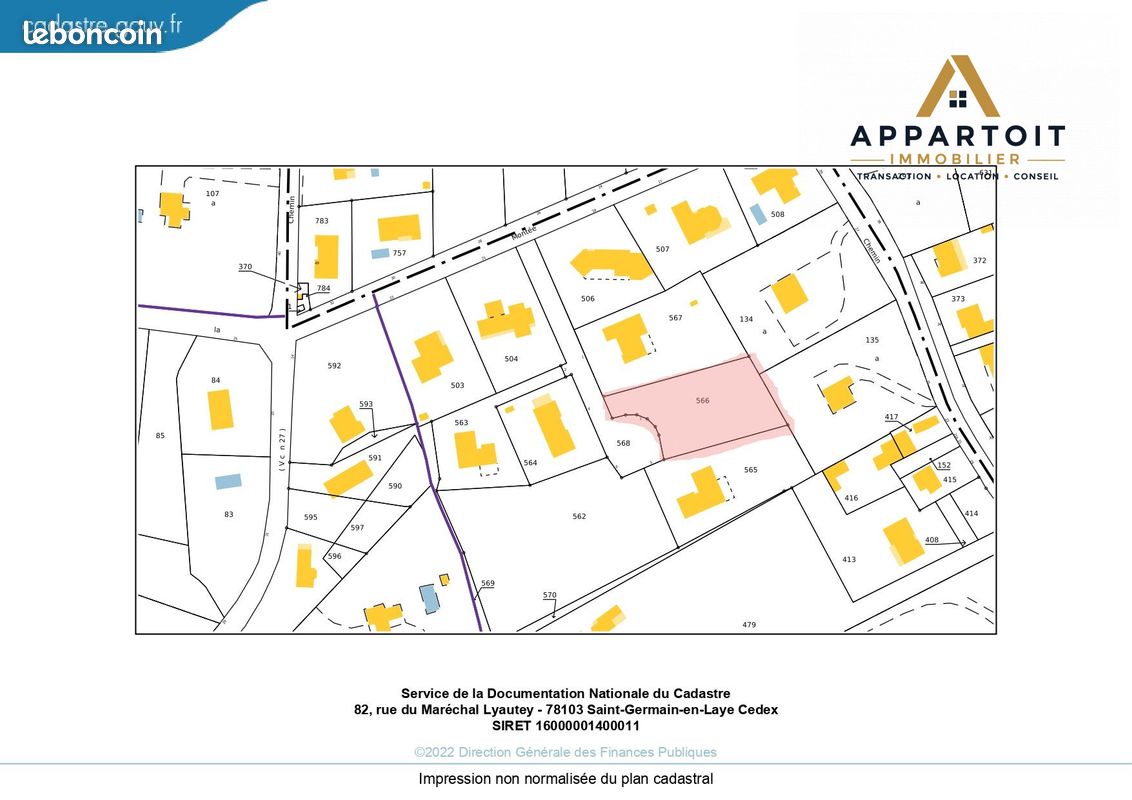 Terrain 1552 m² · à Bellerive-sur-Allier · 1 552 m² · 127 000 €
