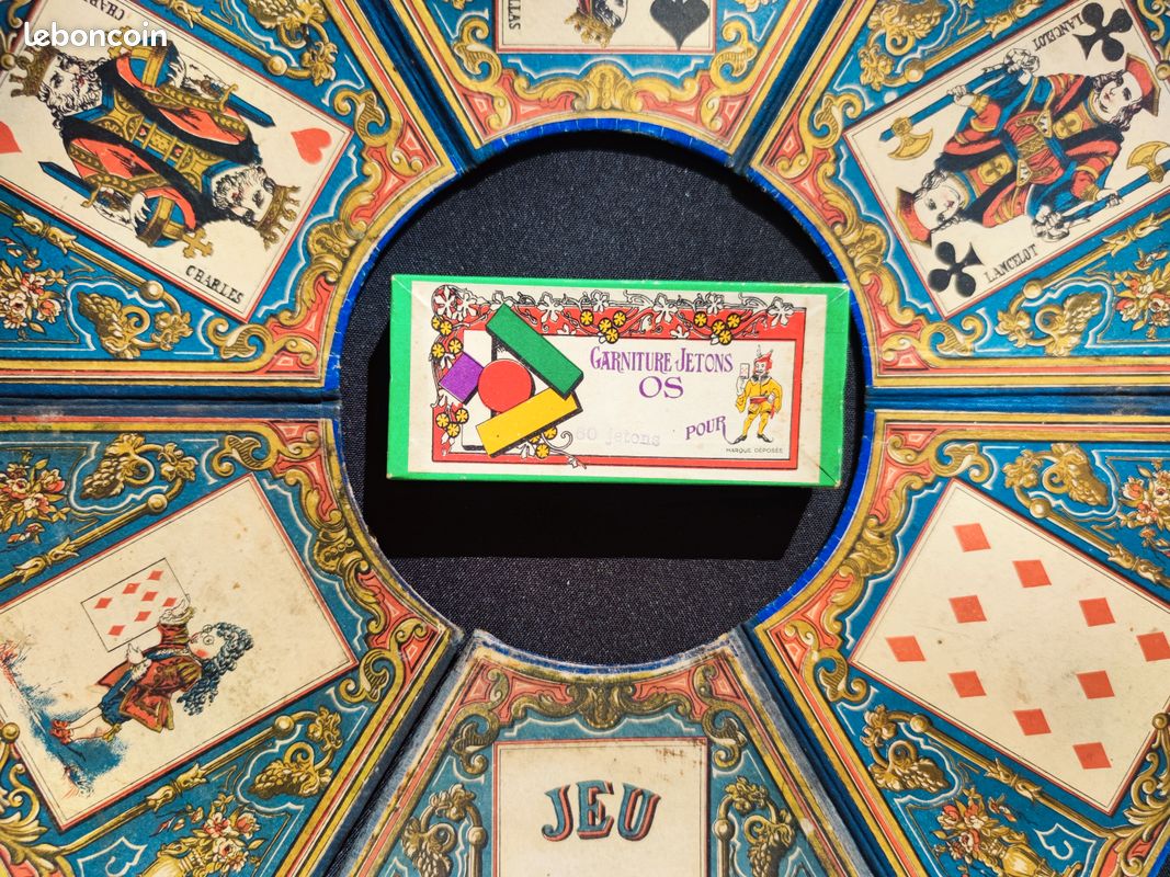 Jeux de société - Ancien Nain jaune avec jeton bois/plastique