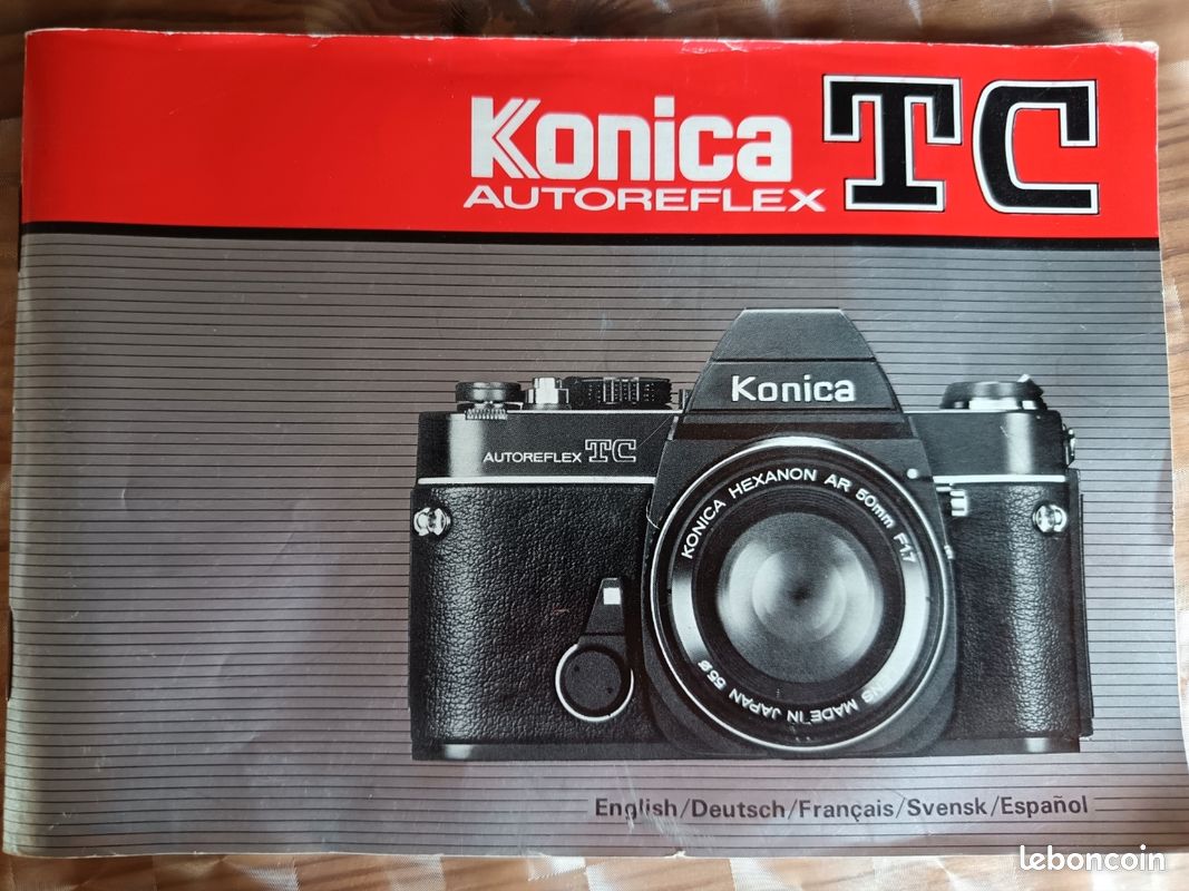 Konica Autoreflex T 35mm SLR Film Camera Body Vintage AS-IS for Parts Repair V19