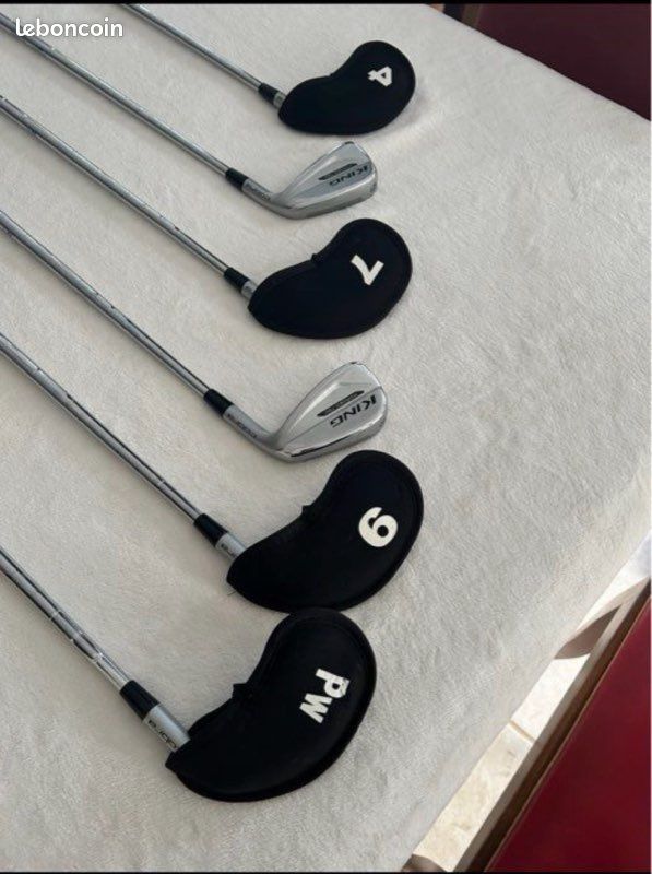 KING COBRA F-Max Lot de 12 clubs de golf pour droitier Noir/bleu 11 clubs
