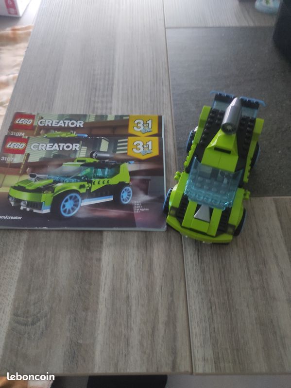 Lego créatif modèle 31074 rocket rally car (image 1)