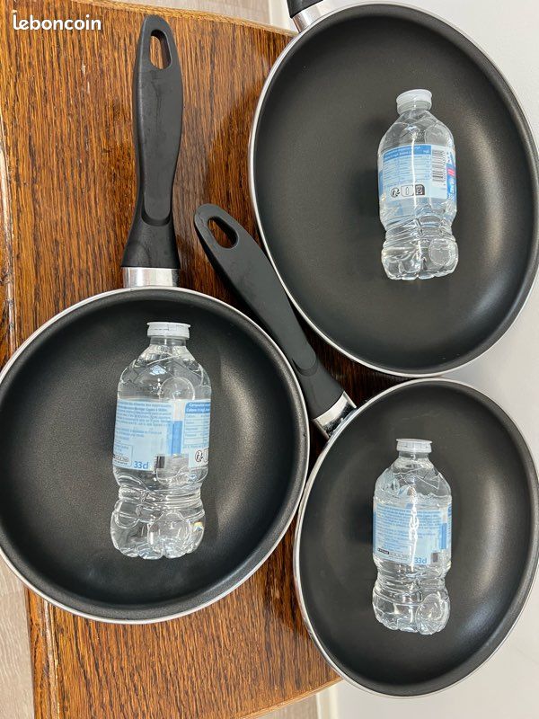 🚨 Urgent – Très bonne affaire 🚨 Je vends un lot de 3 poêles antiadhésives – État neuf, jamais utilisées (image 4)