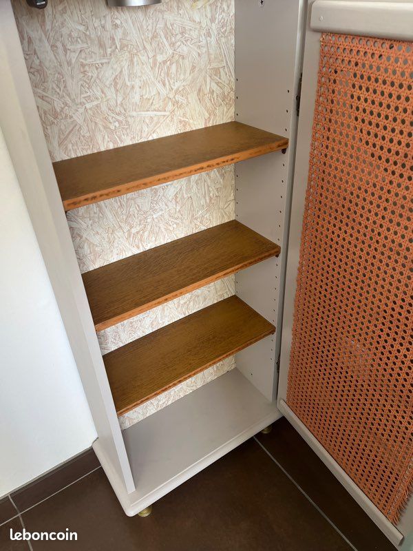Meuble étagère sur pieds restauré (image 9)