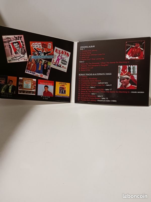 Elvis Presley frankie and Johnny cd digipack 9 songs + 12 outtakes (image 2)