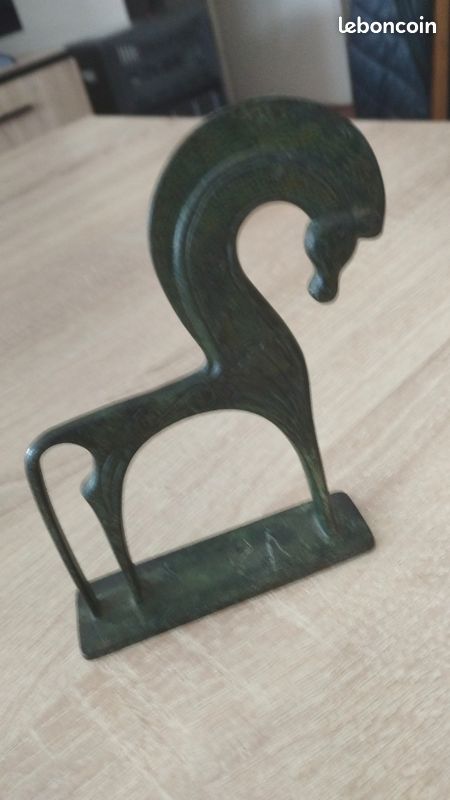 Cheval en bronze grec hauteur 14 cm (image 5)