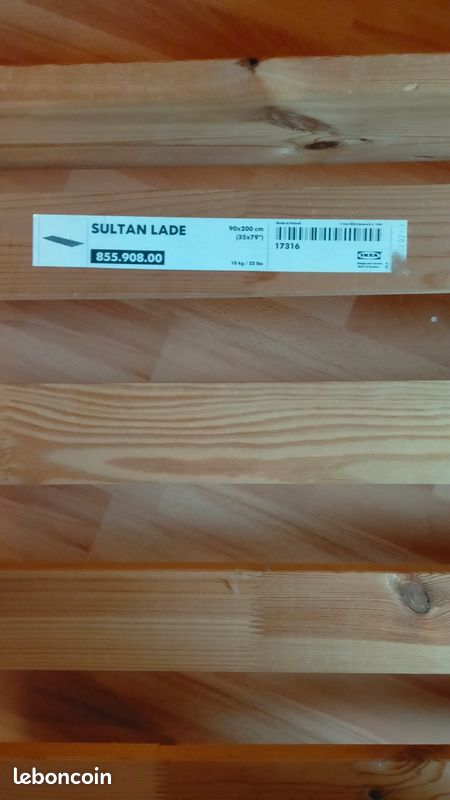 Lit Ikea et matelas une place (image 3)