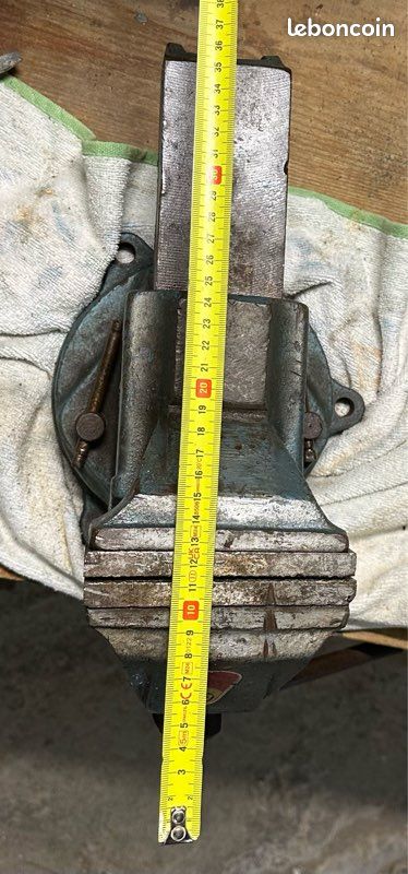 Étau d’établi ancien 125 mm – poids 16,5 kg (image 5)