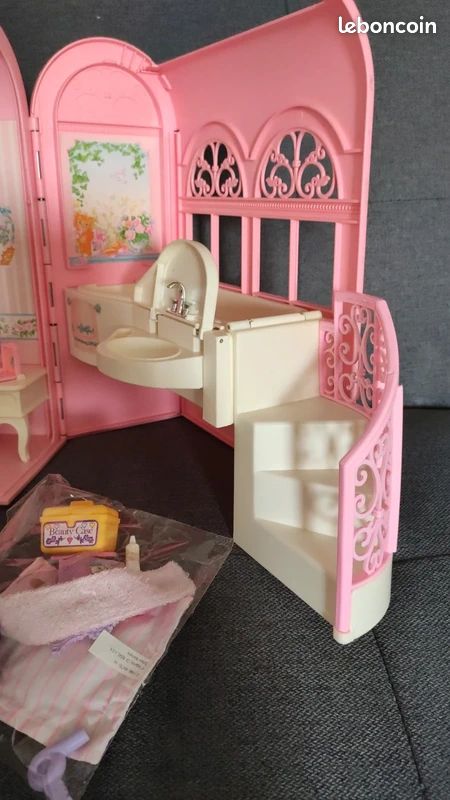 Cheap maison pliante barbie Best Sale MAISON DE POUP E BARBIE Pliable ann e 1998