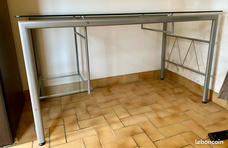 Grand Bureau en verre (image 6)