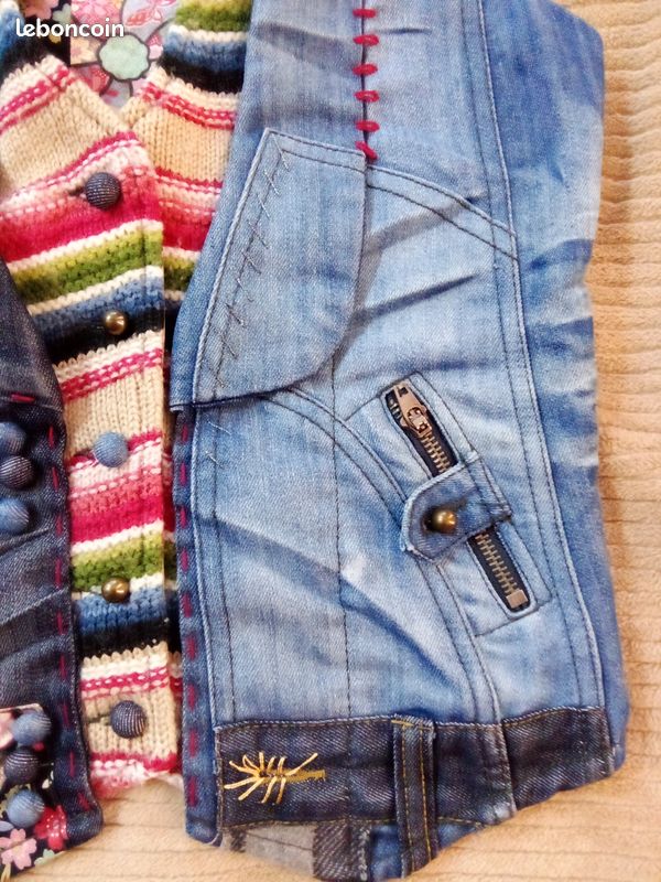 Gilet jean Desigual T. M (image 4)