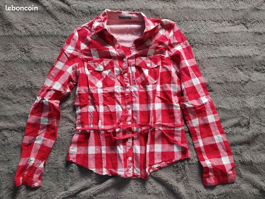 Chemise à carreaux taille M marque Jennyfer Vêtements
