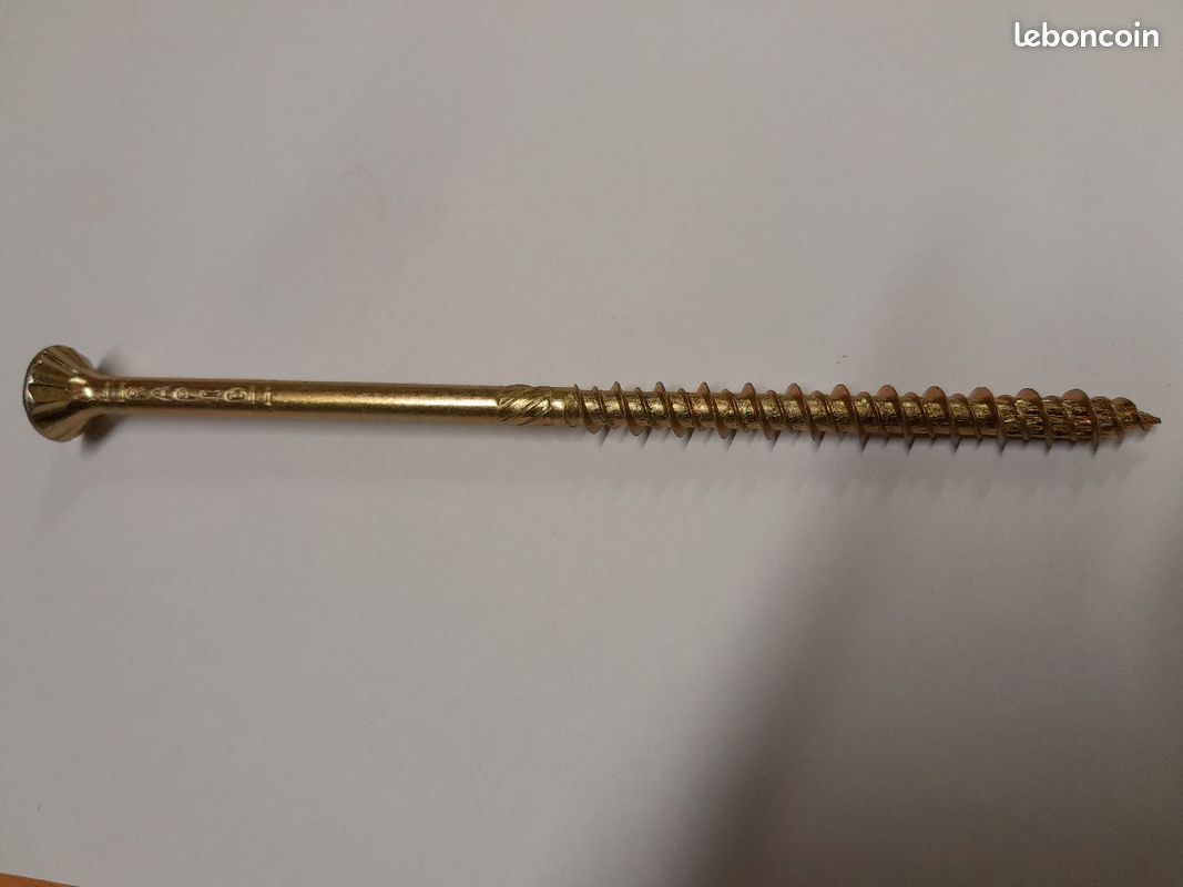 Vis a bois 10x200 tête fraisée Torx 40 par 50 pc (image 2)