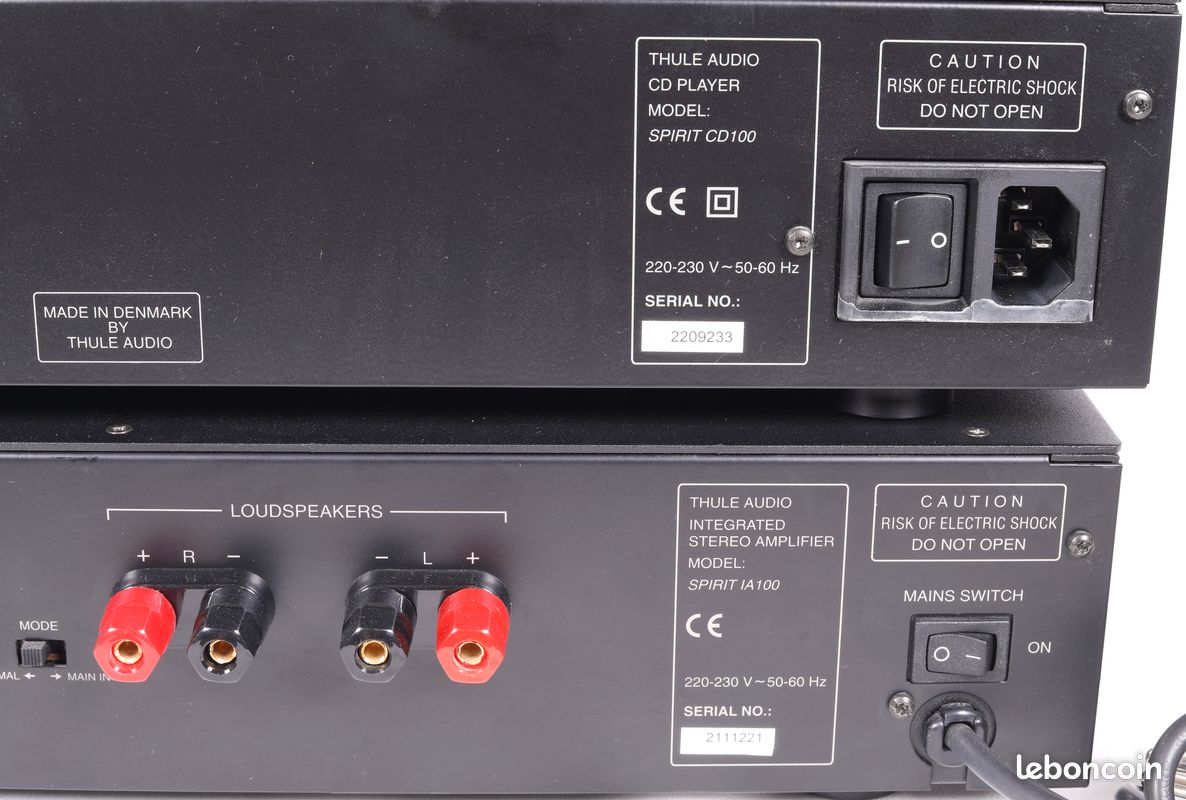 🇩🇰Ensemble Amplificateur et CD Thule Audio / Parfait état 🇩🇰 (image 6)