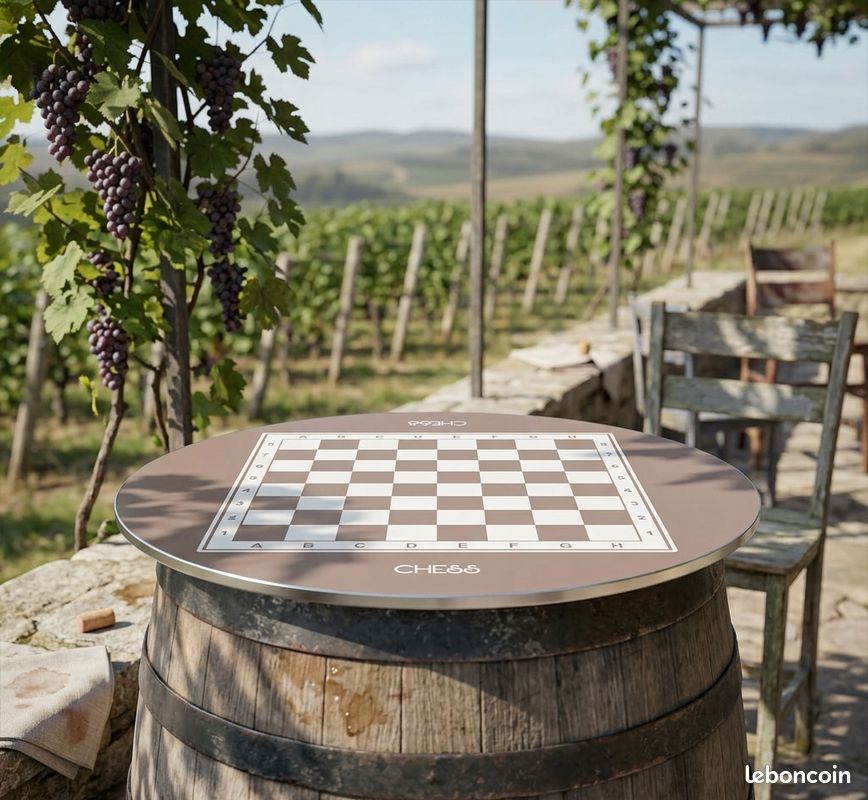 Plateau imprimé pour tonneau de vin (image 2)