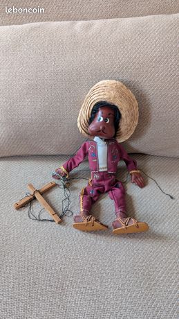 Lot Ancien De Marionnettes Vintage – Jouet De Collection