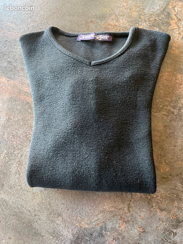Sweat-shirt noir pour fille de 12/14 ans (image 3)