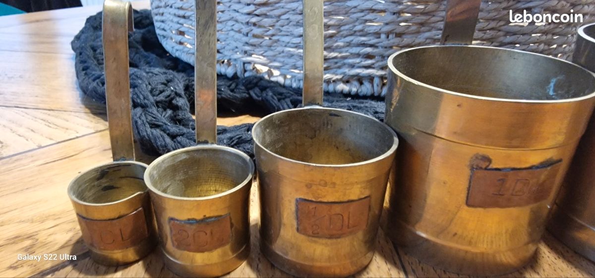 Lot de 6 pots avec anses en cuivre (image 5)
