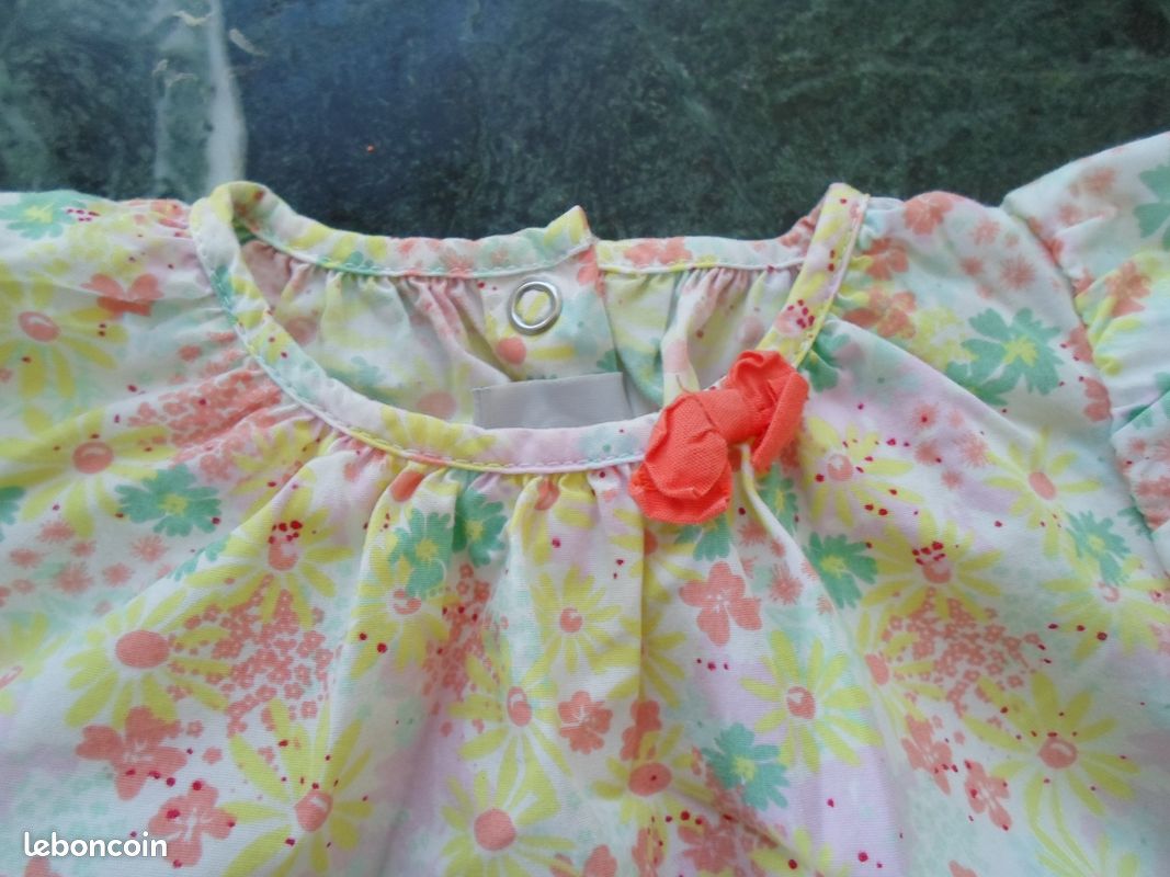 Robe coton Petit Bateau 18 mois (image 3)