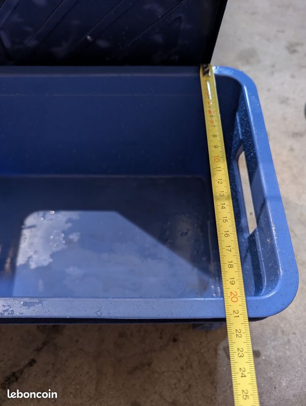 Caisson de rangement Curver bleu (image 3)