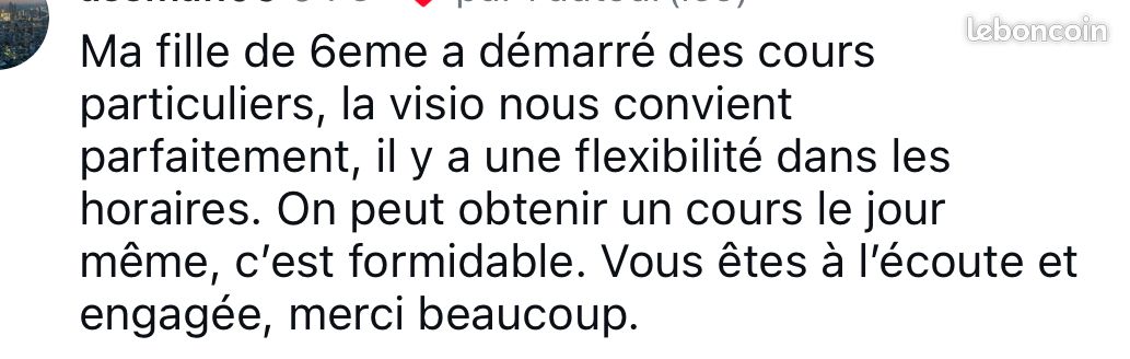 Cours particuliers et soutien scolaire par enseignante - préparer le brevet des collèges (image 2)