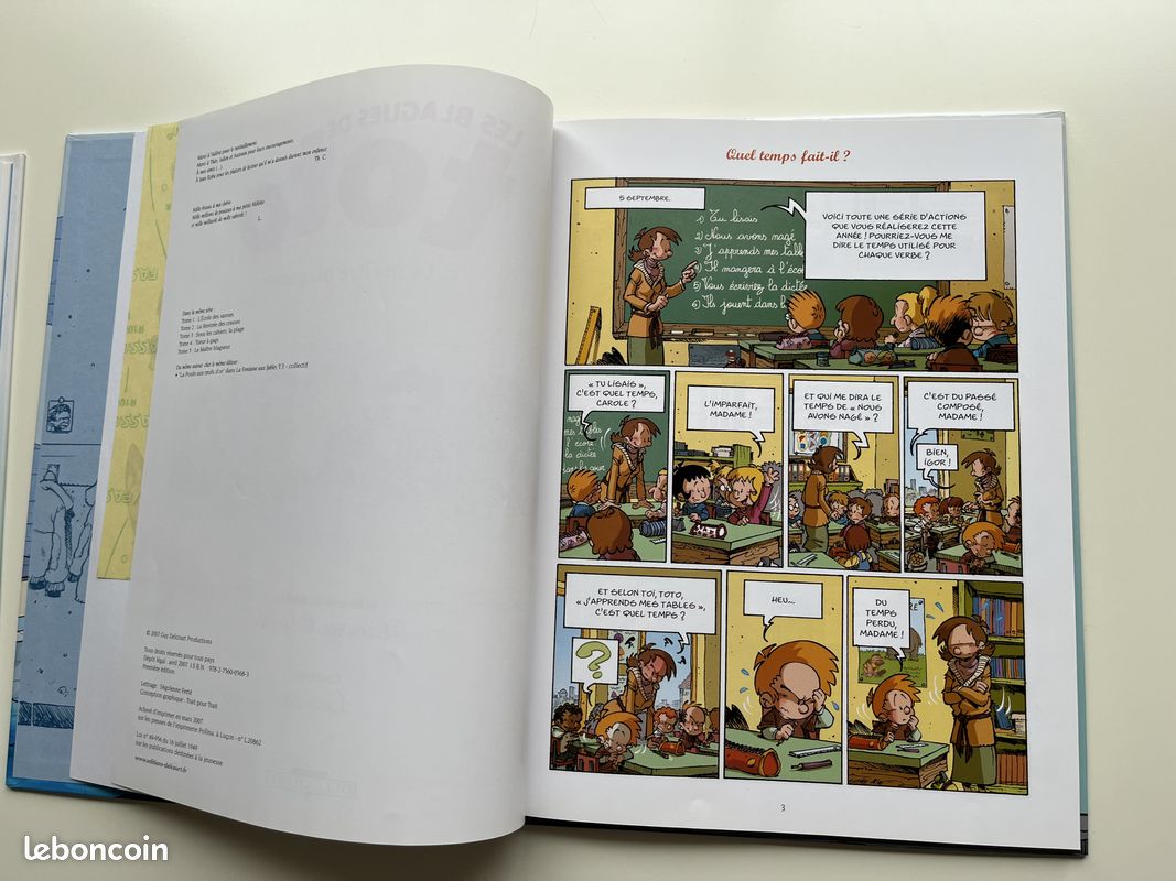 Lot indissociable de 2 BD jeunesse "les blagues de Toto" NEUVES (image 5)