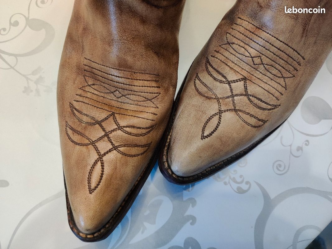 Bottes homme Santiag Boulet (image 2)