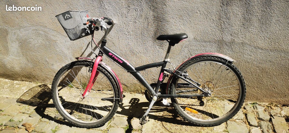 Pink Velo Btwin Poply 24 Pouces Poply 500 24 Pouces Decathlon Vélo