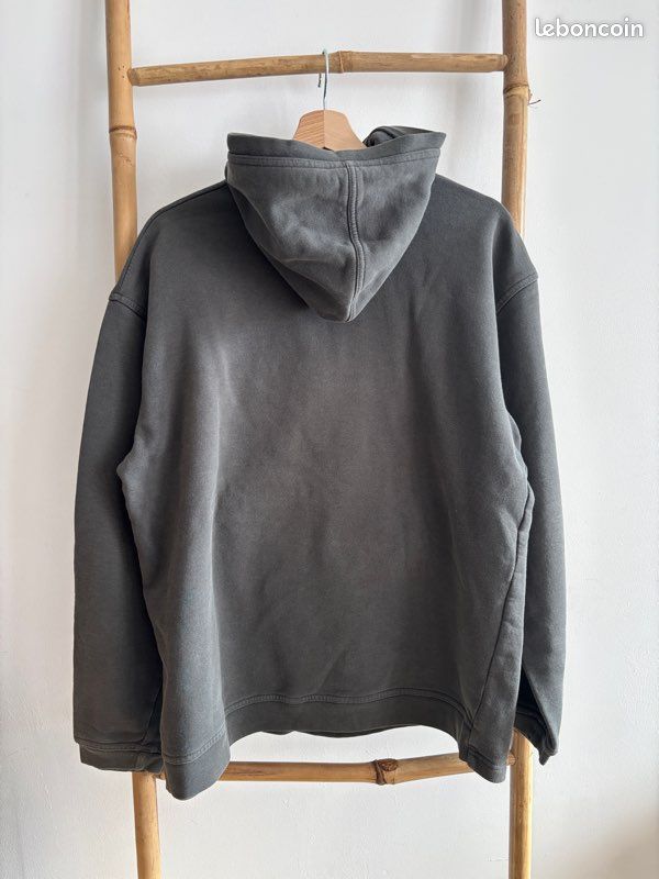 Pull à Capuche Gris Homme Vintage Supply – Taille M, Coton Doux
