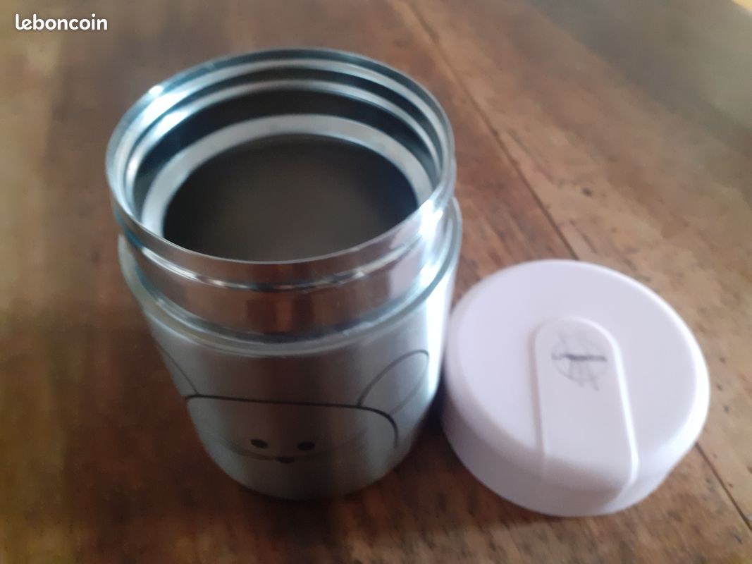 Boite à repas bébéisotherme Lassig inox (image 1)