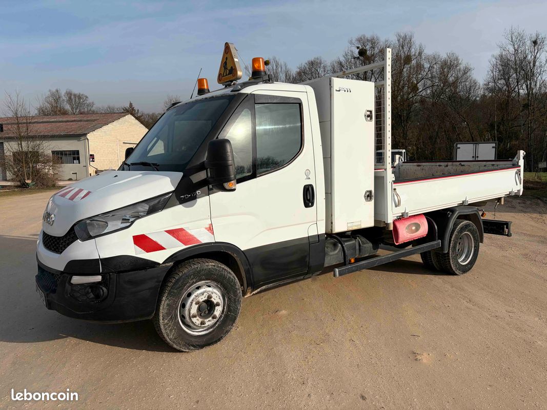 Iveco daily 70c17 (PL) benne et coffre 23000HT (image 2)